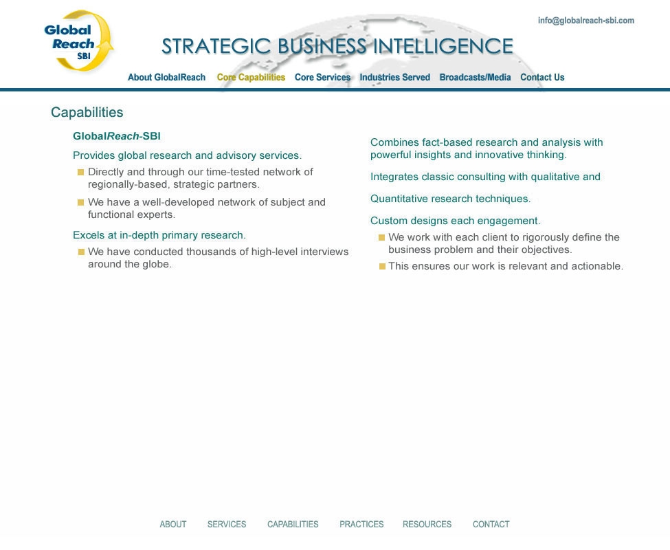 GlobalReach - Strategic Business Intelligence