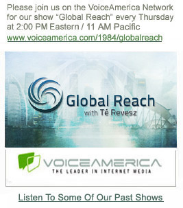 Click for Global-Reach Episodes on Voice America